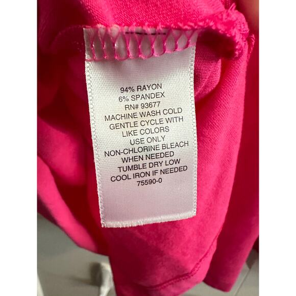 Liz Claiborne Womens XXL Sleeveless in Cheerful Pink - Picture 4 of 6